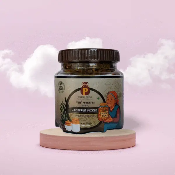 Homemade pahadi kathal ka achar jackfruit pickle