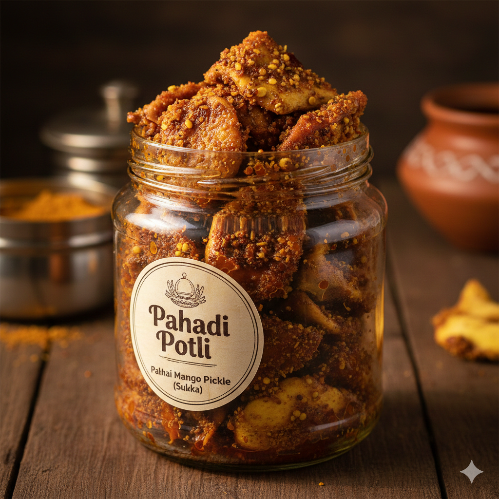 pahadi mango pickle (sukha) | pahadi dry aam ka achar pahadi mango pickle (sukha) | pahadi dry aam ka achar